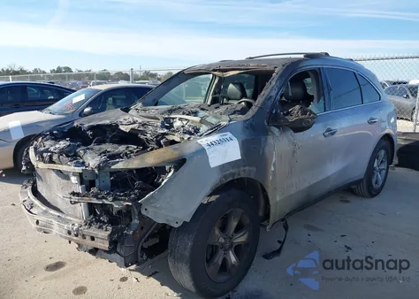 2014 Acura Mdx z USA, uszkodzony, nr VIN 5FRYD3H25EB008648